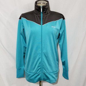 Reebok Blue/Brown  Activewear Zip Jacket M